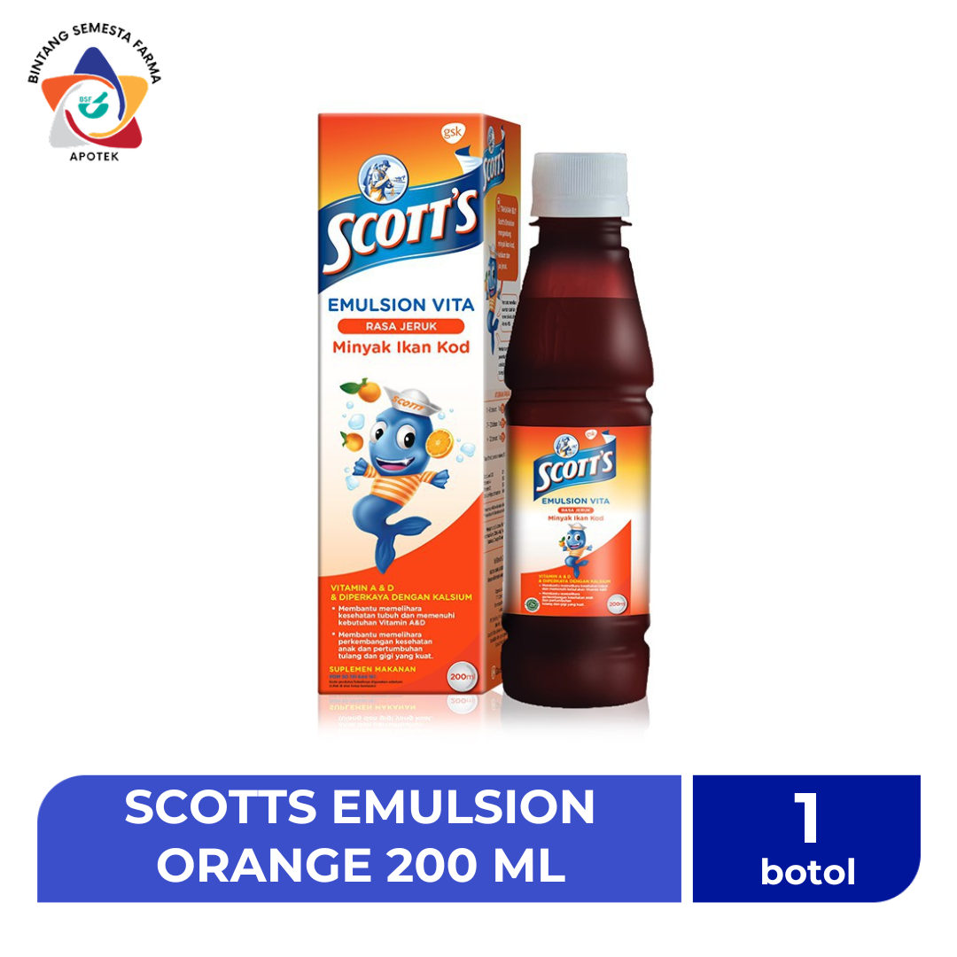 SCOTTS EMULSION ORANGE 200 ML