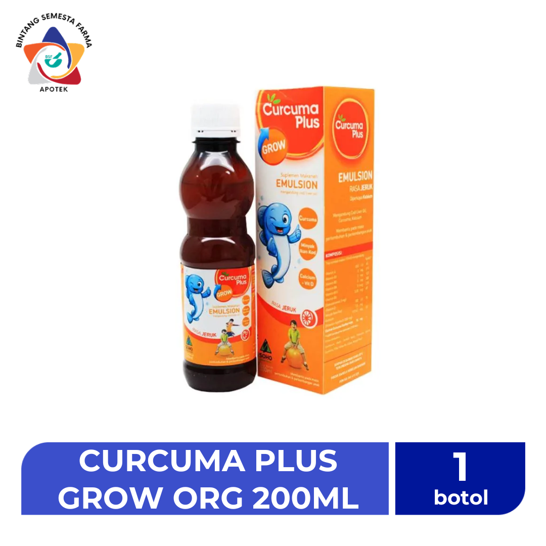 CURCUMA PLUS GROW ORG 200ML