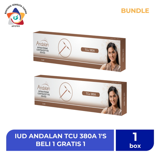 BELI 1 GRATIS 1 IUD ANDALAN TCU 380A 1'S