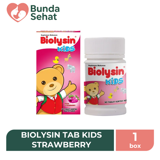 BIOLYSIN TAB KIDS STRAWBERRY