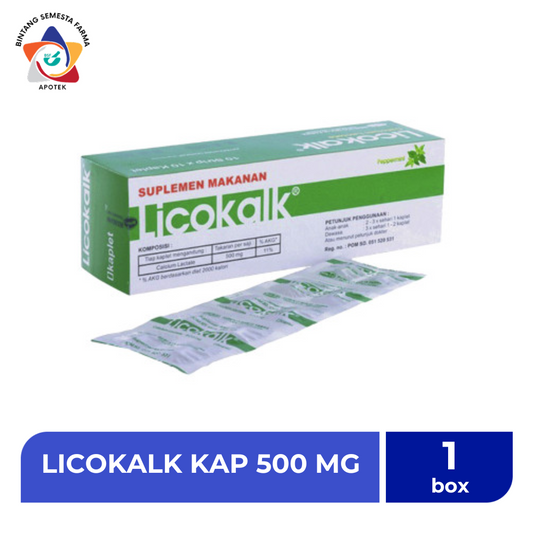 LICOKALK KAP 500 MG