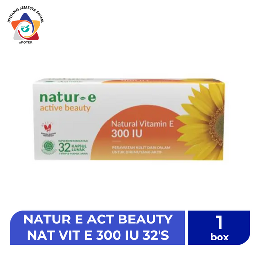 NATUR E ACT BEAUTY NAT VIT E 300 IU 32'S