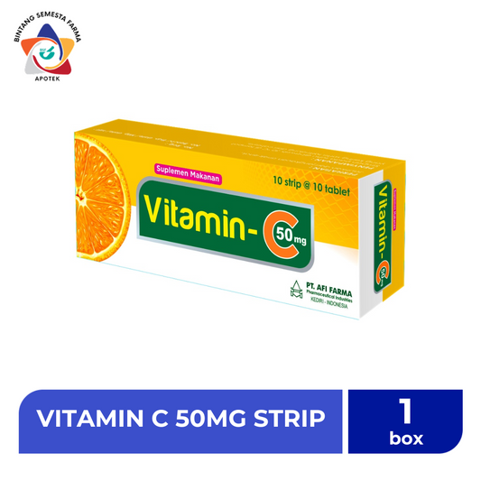 VITAMIN C 50MG STRIP
