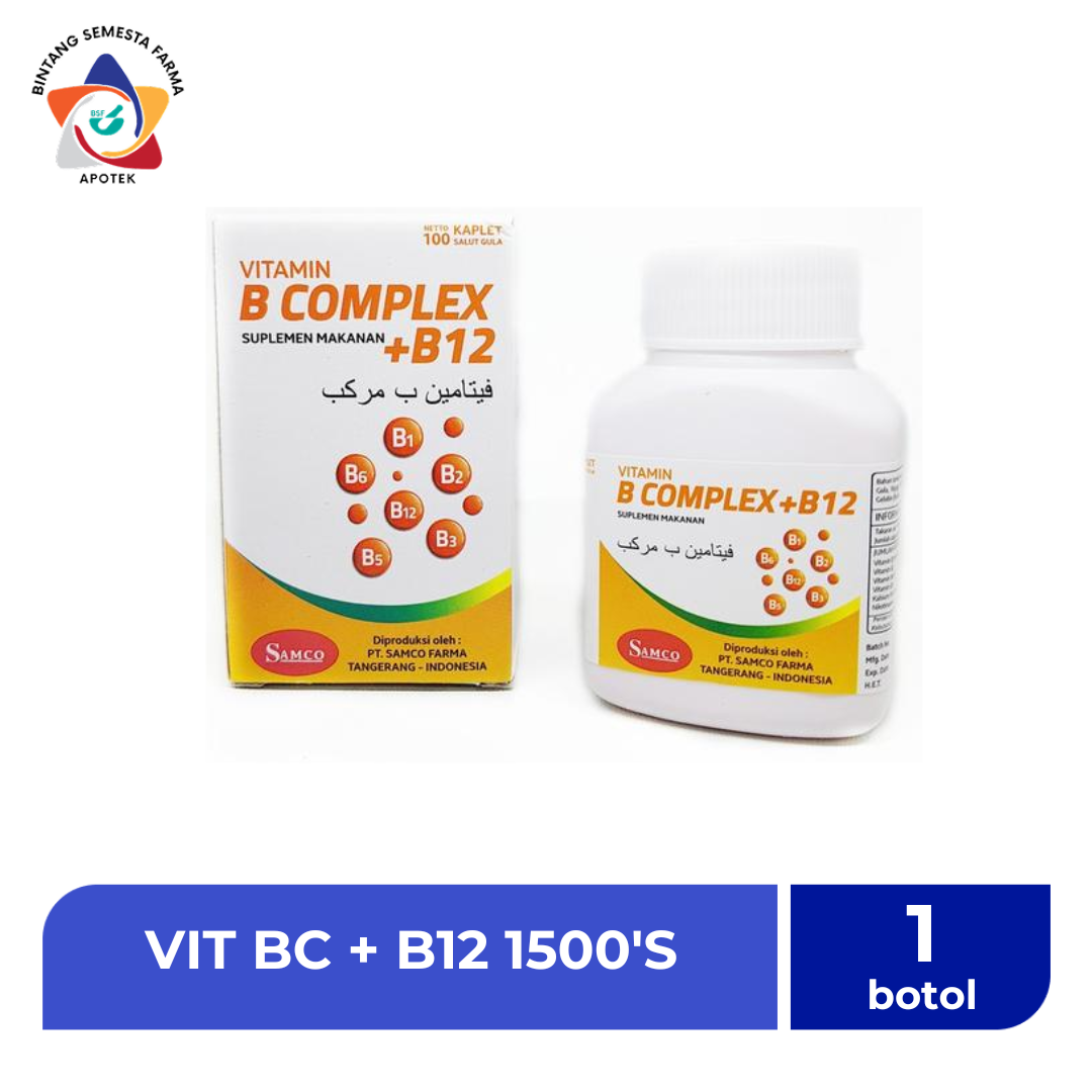 VIT BC + B12 1500'S